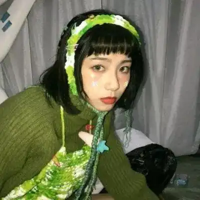 女生头像绿色系个性气质女生头像大全
