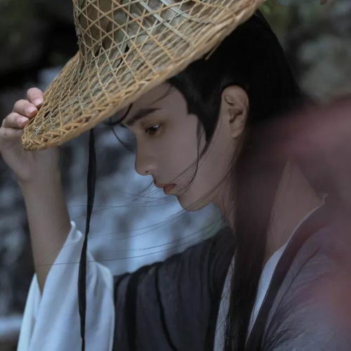 古风真人男生头像冰池晴绿照还空,香径落红吹已断