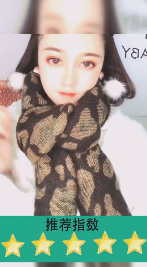 短发妹子可以这样系围巾,超显脸小,变身韩系美少女
