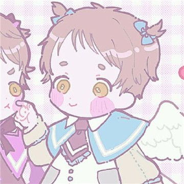 粉色少女系动漫情头头像