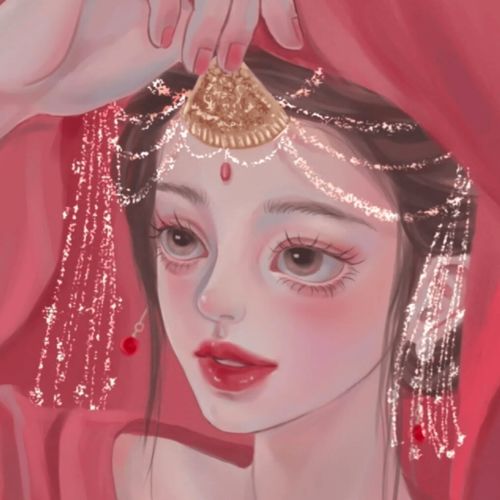 神仙治愈系动漫头像带着光的头像