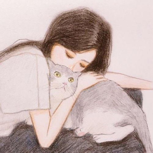 猫系女友头像动漫少年