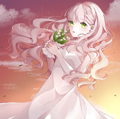 梦幻般高清动漫女生头像

