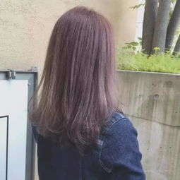 自带仙气的灰紫色发型,你要不要试下