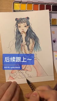卉画绘画的主页快手直播