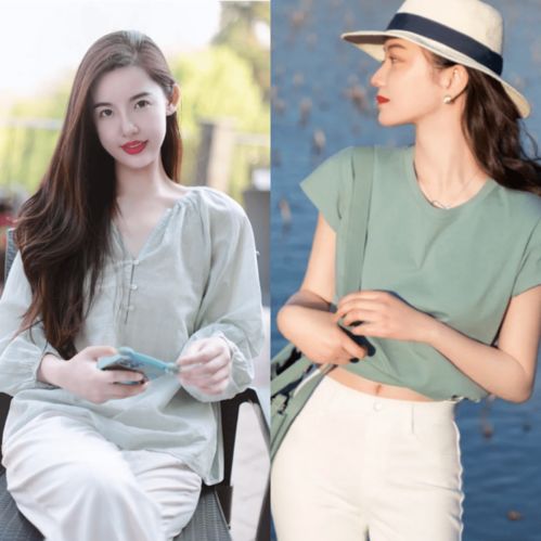 建议黑黄皮的女孩,夏天多穿这5个显白色,温柔又有气质