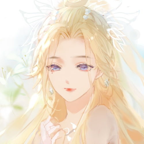 绿色系动漫头像女清新仙女