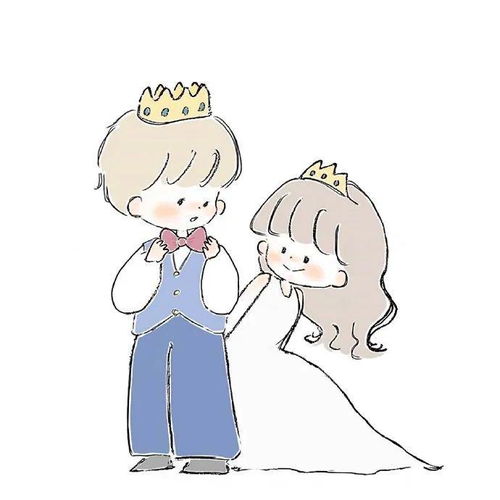 一组超级治愈系女生小插画