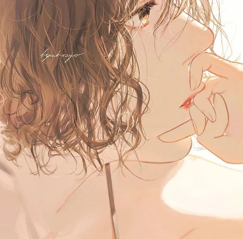 好欲的插画作品,把女性的美与光影的美结合得恰到好处