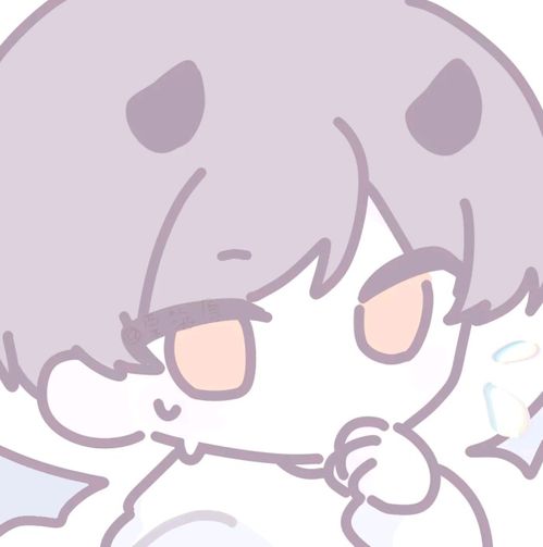 手绘女漫头简约风