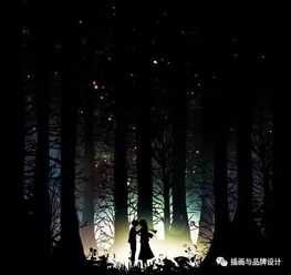 如果不会画插画,这样的拼凑出的星光交错也蛮好