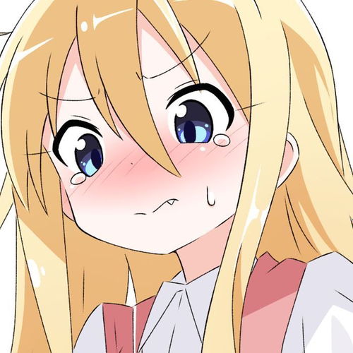 鹅黄色动漫女生头像