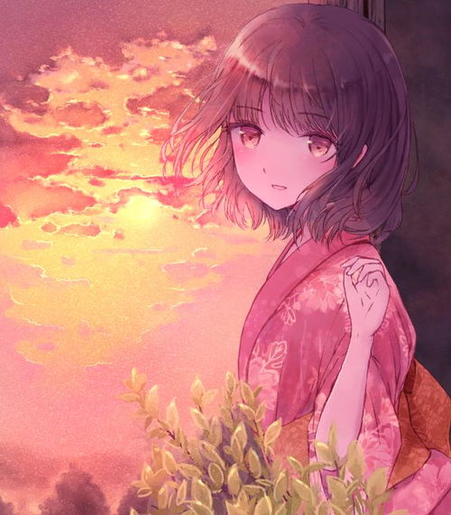 二次元和风美图青春有活力,美貌动人的小姐姐,真讨人喜
