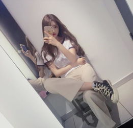 女生真人头像全身站着