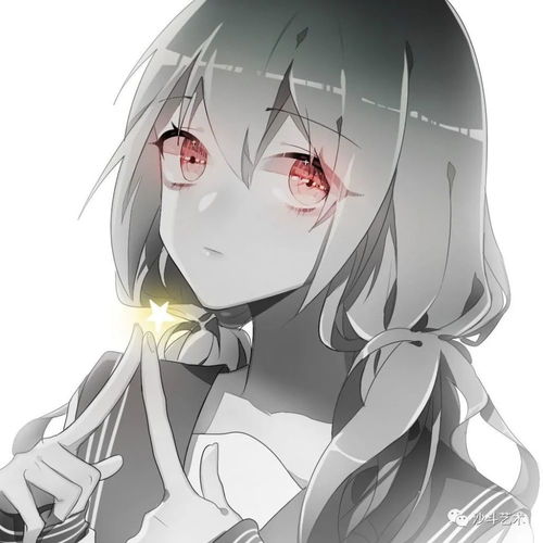 头像女清冷氛围感黑色系欧美二次元