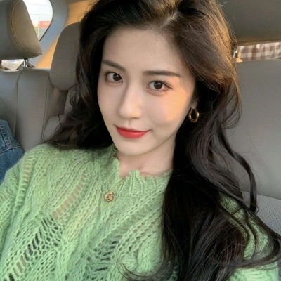 绿色系动漫头像女清新女生