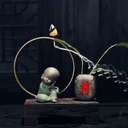 佛系智慧小和尚系列微信姓氏头像,佛在心中,人在福中,请带走