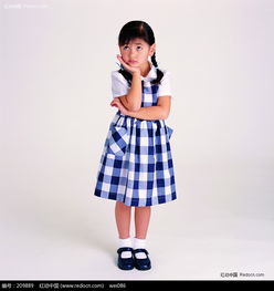 手托着头思考的小女孩图片免费下载编号209889红动网