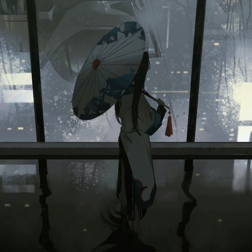 头像暗黑微丧系动漫女头像