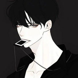 高冷男生侧脸帅气头像图片