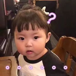 萌娃头像系小女孩罗熙