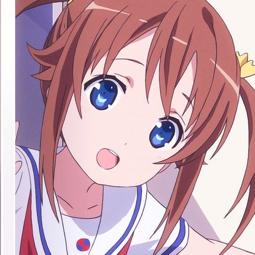动漫女头蓝色美瞳