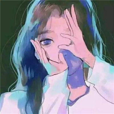 动漫头像男蓝系蓝色眼睛