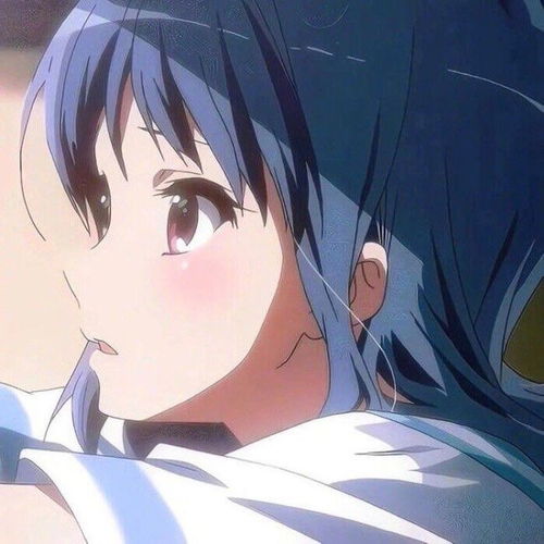 蓝色系优质小众温柔可爱动漫头像36