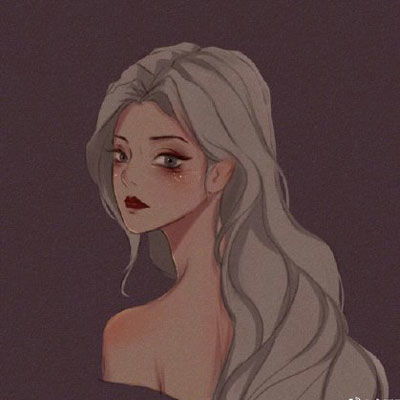 酷酷头像女生卡通社会潮图头像