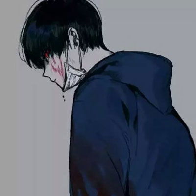 暗黑丧系头像男