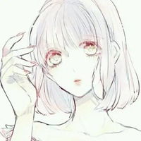 白色简约动漫头像