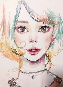 这样的美女在她的笔下是如此的清纯逼真好喜欢