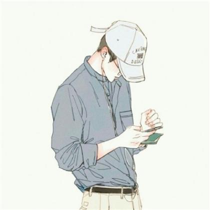 被现实的靡乱乱了心,卡通头像男生帅气阳光
