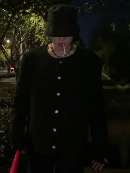 没什么优点就比你男朋友拽一点黑色系