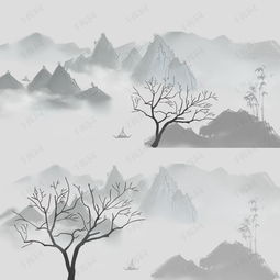 中国风水墨山水psd分层主图背景图片免费下载主图直通车psd千库网图片编号5290058