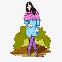 假期旅行女孩拍照插画图片素材其他格式下载动漫人物大全