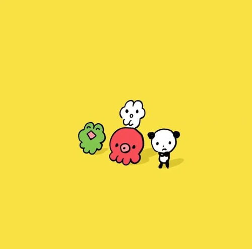 背景图橙黄色系可爱封面图