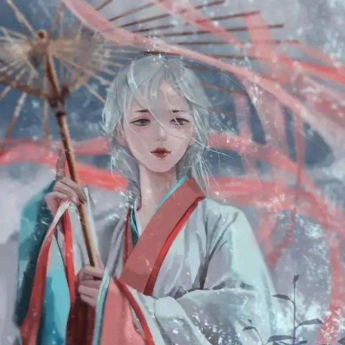 紫色仙气系好看古风头像紫色