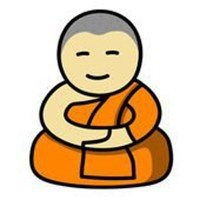 瑜伽打坐卡通头像微信头像图片大全
