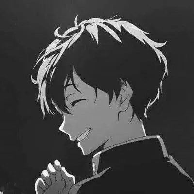 黑色系动漫男头