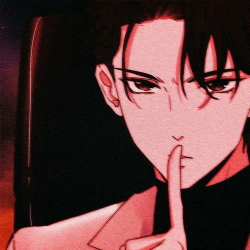 头像偏红男生漫画头像