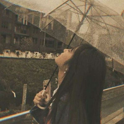 原宿风暗黑系女生头像真人孤独堕落女生头像高冷
