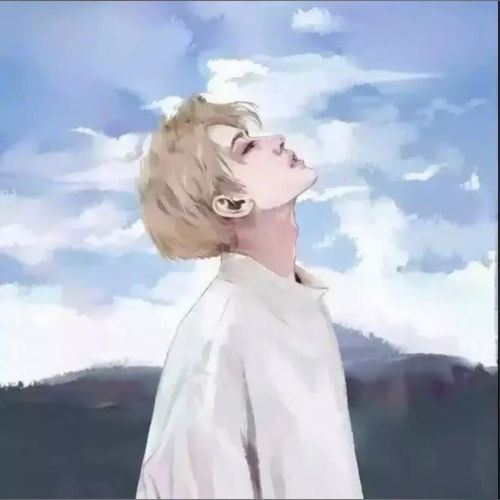 动漫男生头像但愿日子清净,抬头遇见都是柔情
