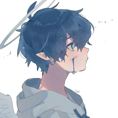 蓝色系动漫男头