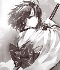 二次元中的和服美少女精美壁纸