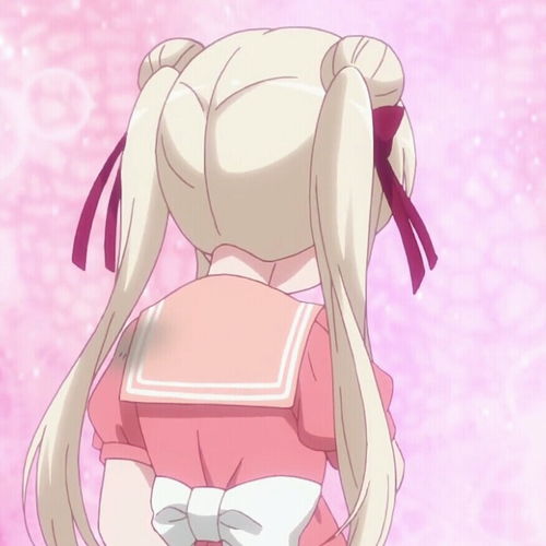 粉色系动漫女生头像吧短裤